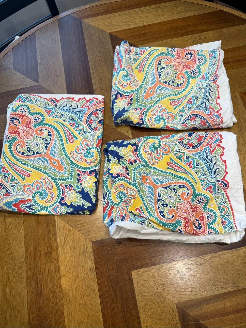Pottery Barn set of 3 Standard Pillow Shams Preowned